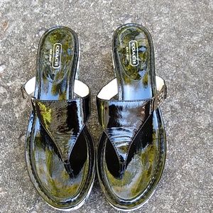 Coach wedge sandals